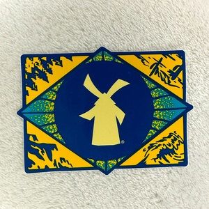 Dutch Bros Coffee Collectable Windmill Sticker
